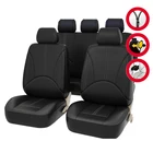 Чехол-протектор на автомобильное сиденье из искусственной кожи, переднее, заднее сиденье, заднее сиденье, подушка, коврик, спинка для автомобиля для Toyota