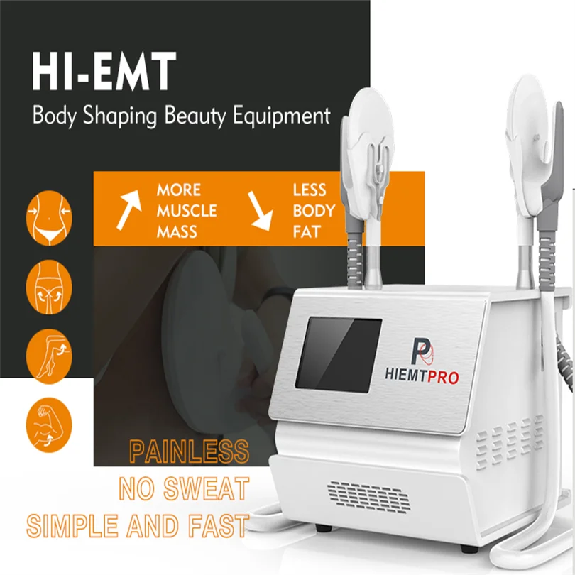 

2 handle 3000W high frequency buttock lifting arm slimming 7 tesla magnetic wave ems muscle stimulator hiemt machine portable $1