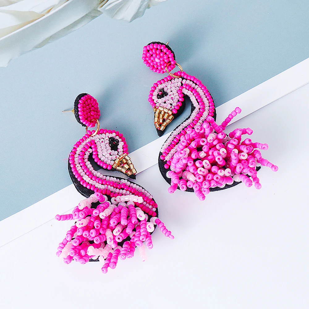 

Top New Trend Pink Design Fashion Hign Quality Novelty Charming Jewelry Unusual Accessories Advanced Earrings Choice Party