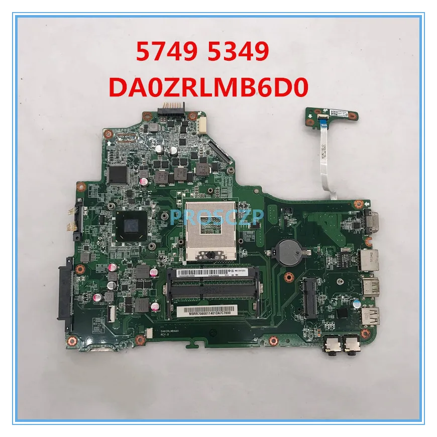 Материнская плата для ноутбуков ACER 5349 5749 5749Z DA0ZRLMB6D0 HM65 GMA HD3000 DDR3 100%