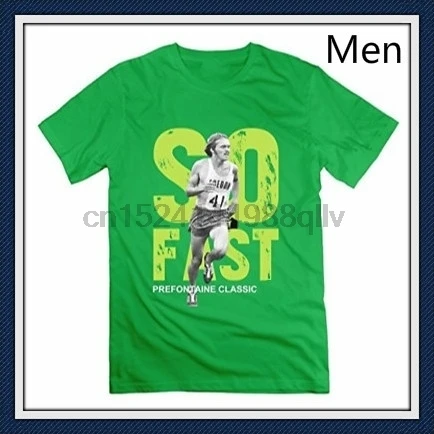 Модная мужская футболка с надписью Pre Event Steve Prefontaine Classic So зеленая хлопковая