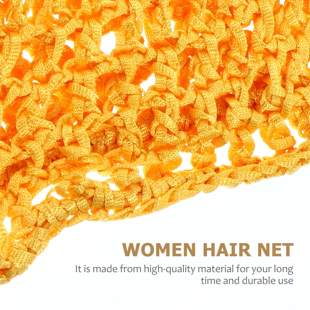 

6pcs Mesh Crochet Hair Net Premium Crocheted Hairnet Crocheted Hairnet