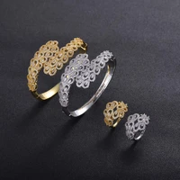 middle east dubai luxury cubic zirconia suit bracelet ring ladies high end european and american design temperament female brace
