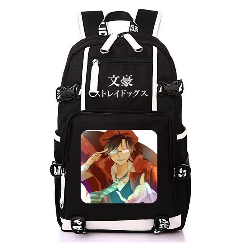 Школьные ранцы с принтом аниме бродячие собаки сумка для книг Nakajima atсуси рюкзак