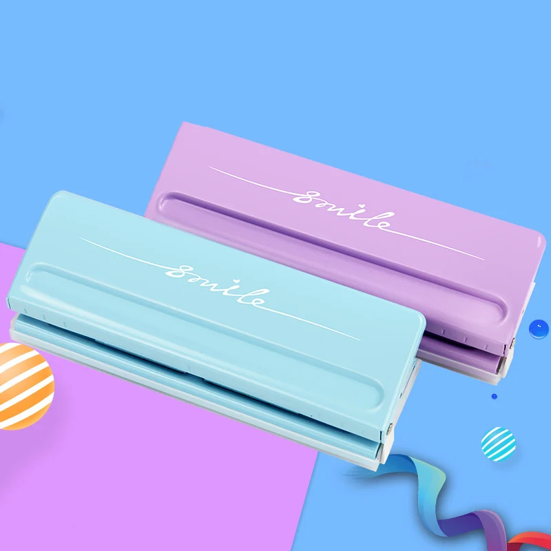 Металлический Дырокол с 6 отверстиями розовый дырокол для рукоделия резак бумаги