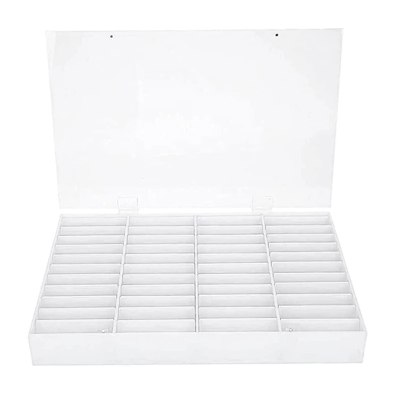 44 ячейки поддельные ногти цветной дисплей держатель контейнер для хранения