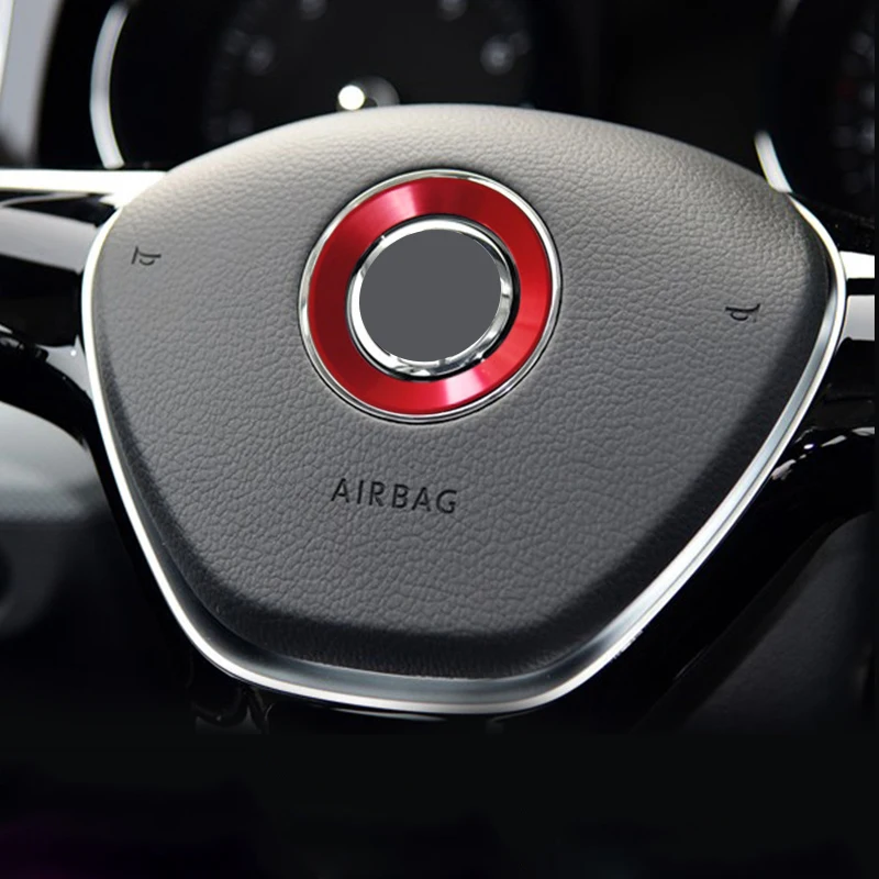 

Car Steering Wheel Logo Circle Trim Sticker for Volkswagen VW Golf 4 5 Polo Jetta Mk6 Tiguan Passat Accessories