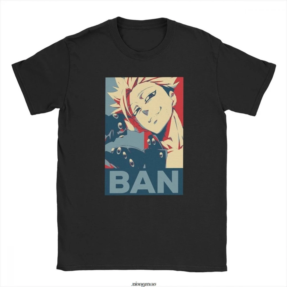 

Men's The Seven Deadly Sins T-Shirt Ban Round Neck Short Sleeve Tops Pure Tee Shirt Graphic T Shirt
