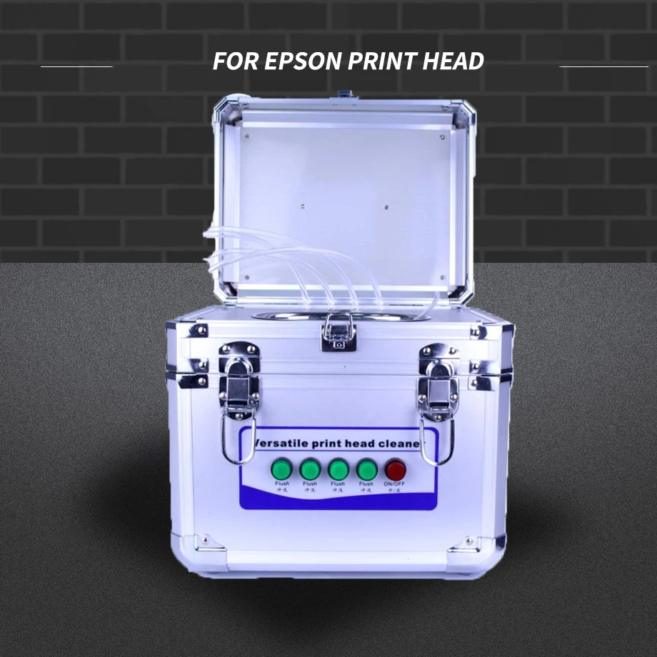 آلة تنظيف رأس الطباعة متعددة الاستخدامات موثوق بها Allwin الإنسان ميماكي Zhongye مع تنظيف رأس الطباعة الملونة