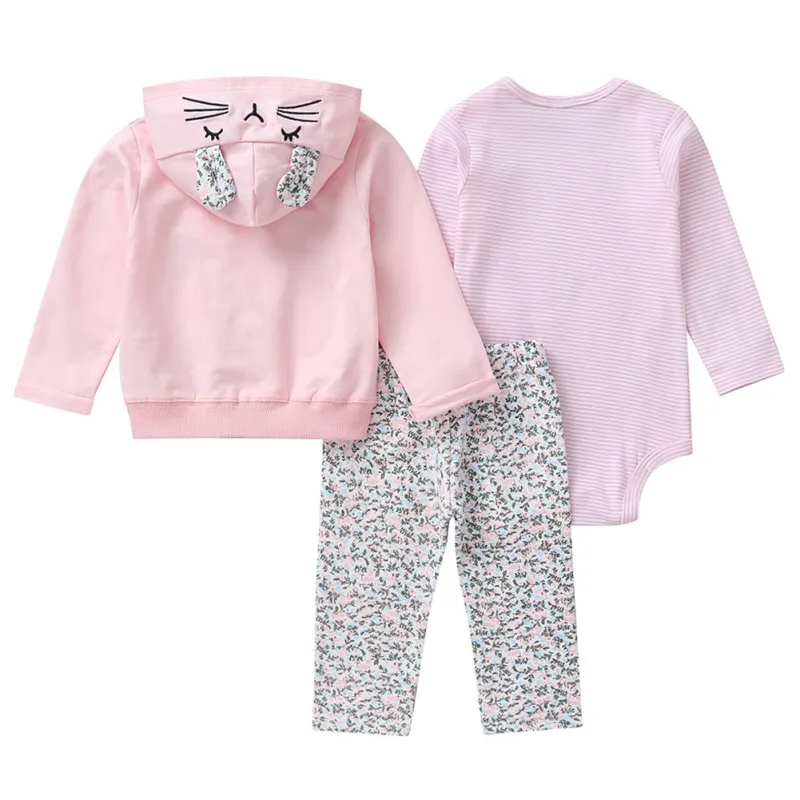 Хлопковые комплекты для малышей Комплект из трех предметов брюки с героями