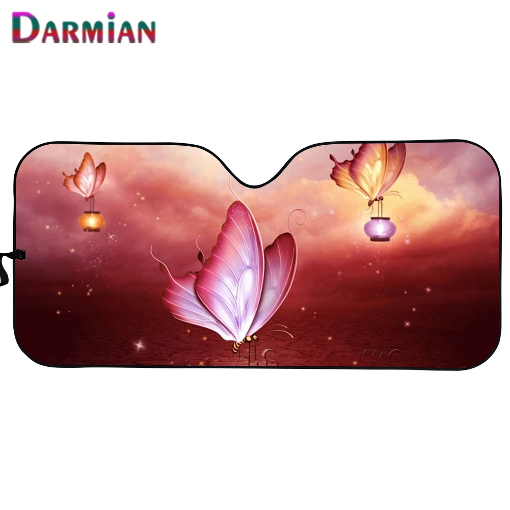 НОВЫЙ Солнцезащитный козырек для лобового стекла автомобиля DARMIAN красивая