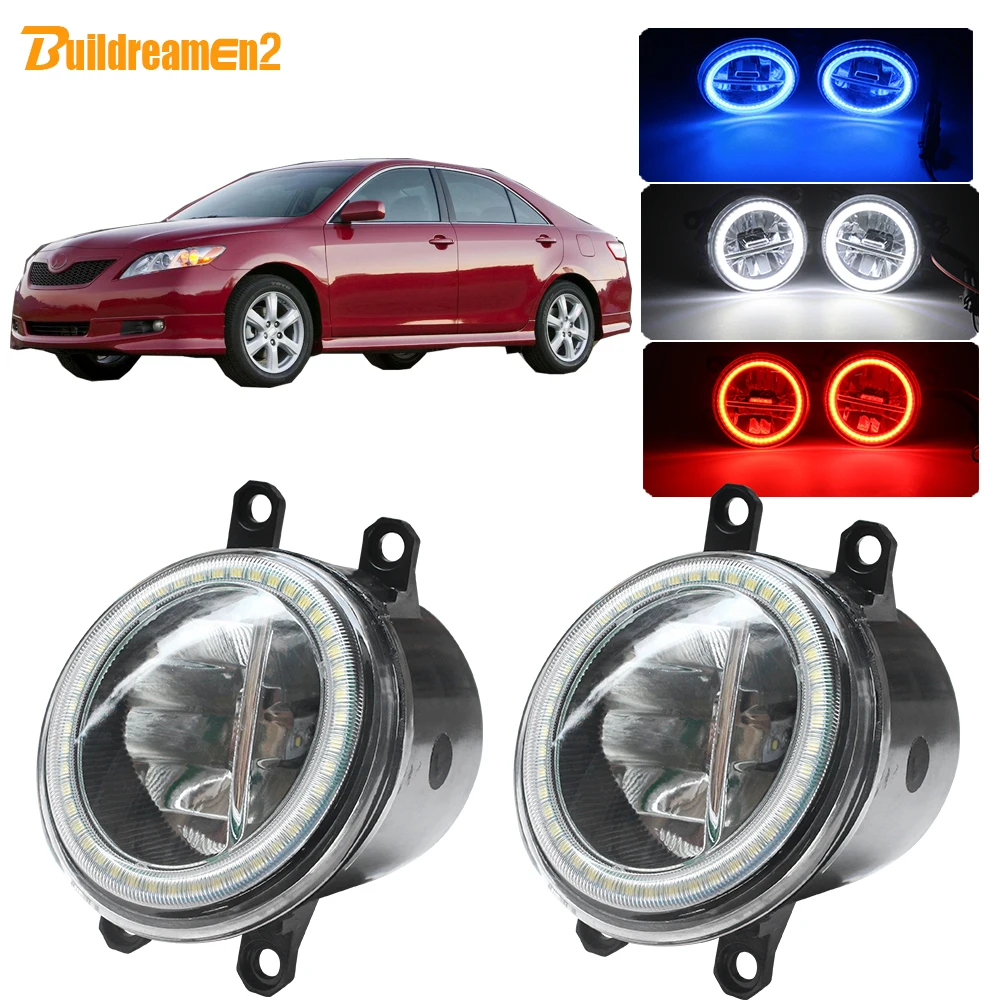Buildreamen2 для Toyota Camry 2006 2012 автомобиля H11 светодиодный противотуманный фонарь