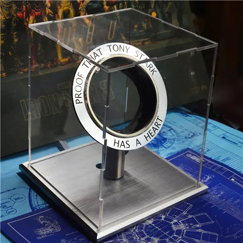 unassembled AlloyBox Мстители 1:1 Железный человек Arc реактор фигурка MK2 1 Ironman реактор Tony Stark Arc реактор diy части модель с дистанционным управлением - Цвет: unassembled AlloyBox