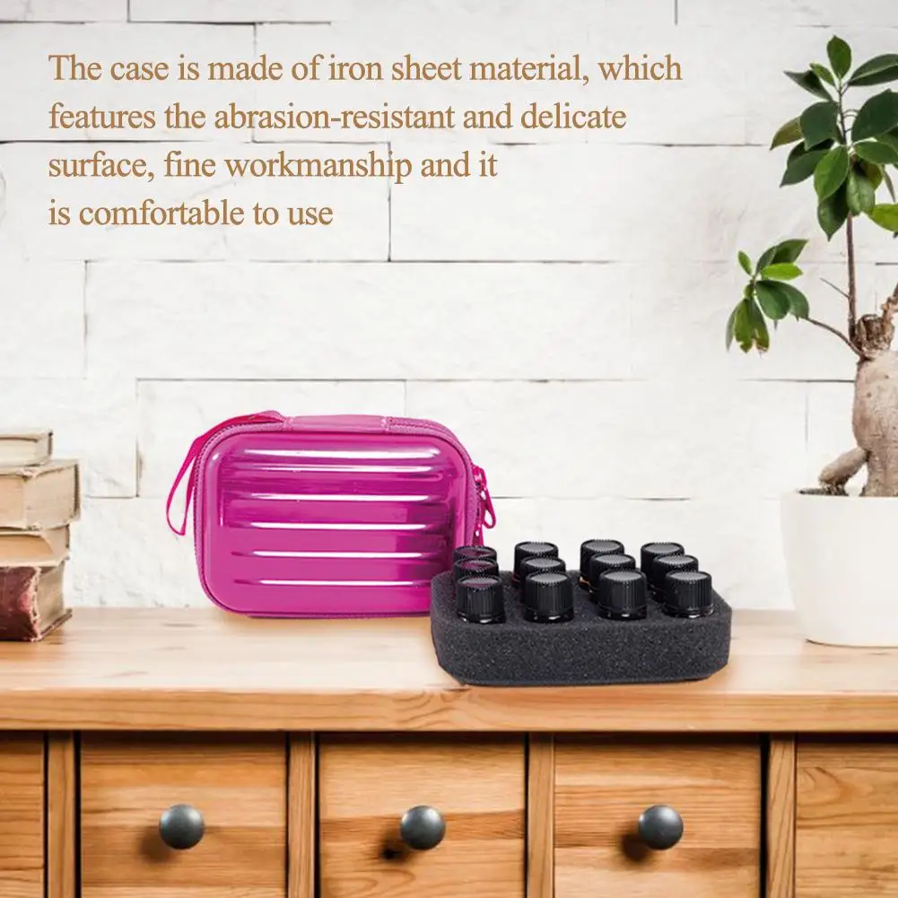 Коробка для хранения эфирных масел дорожная коробка на молнии 12 1-3 мл стеклянные