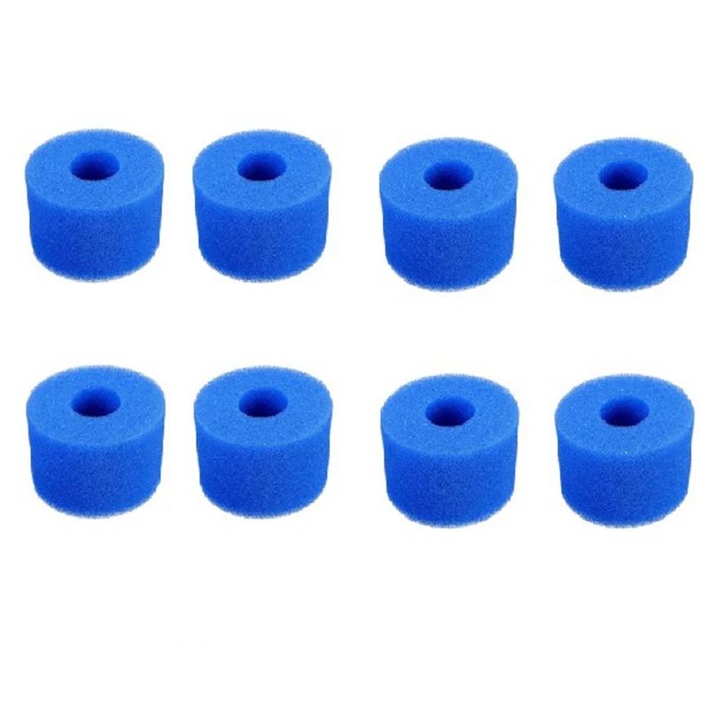 

8PCS Swimming Pool Filter Water Pump Filter Pump S1 Washable Bio Foam 2 4 x UK VI LAZY'Z Type Filter'