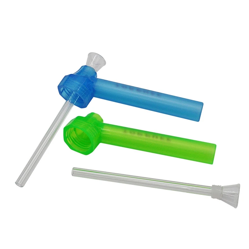 

Portable Plastic Removable Water Pipe Wholesale Hookah Shisha Glass Pipes for Smoking Accessories