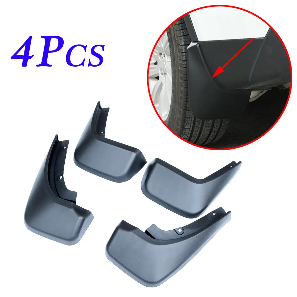 Mudflap Splash Guard Fender Fit For Land Rover Discovery 5 LR5 Mud Flap Mudguard Accessories 2016 2017 2018 2019 Soft Plastic | Автомобили