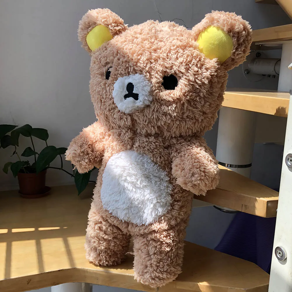 Большой размер Rilakkuma карикатура коричневый плюшевый мишка плюшевая кукла мягкая
