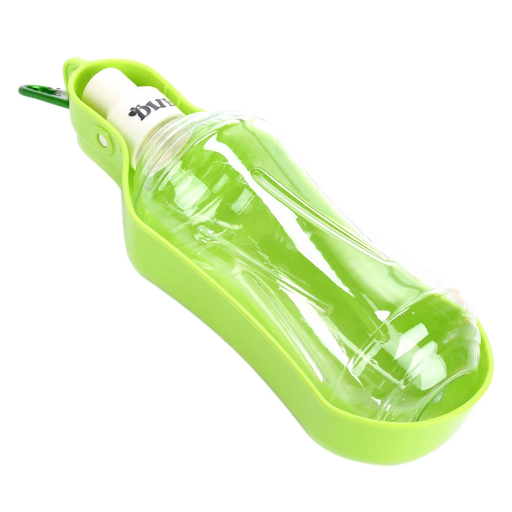 

Pet Dog Water Bottle Plastic Portable Water Bottle Pets Outdoor Travel Drinking Water Feeder Bowl Foldable