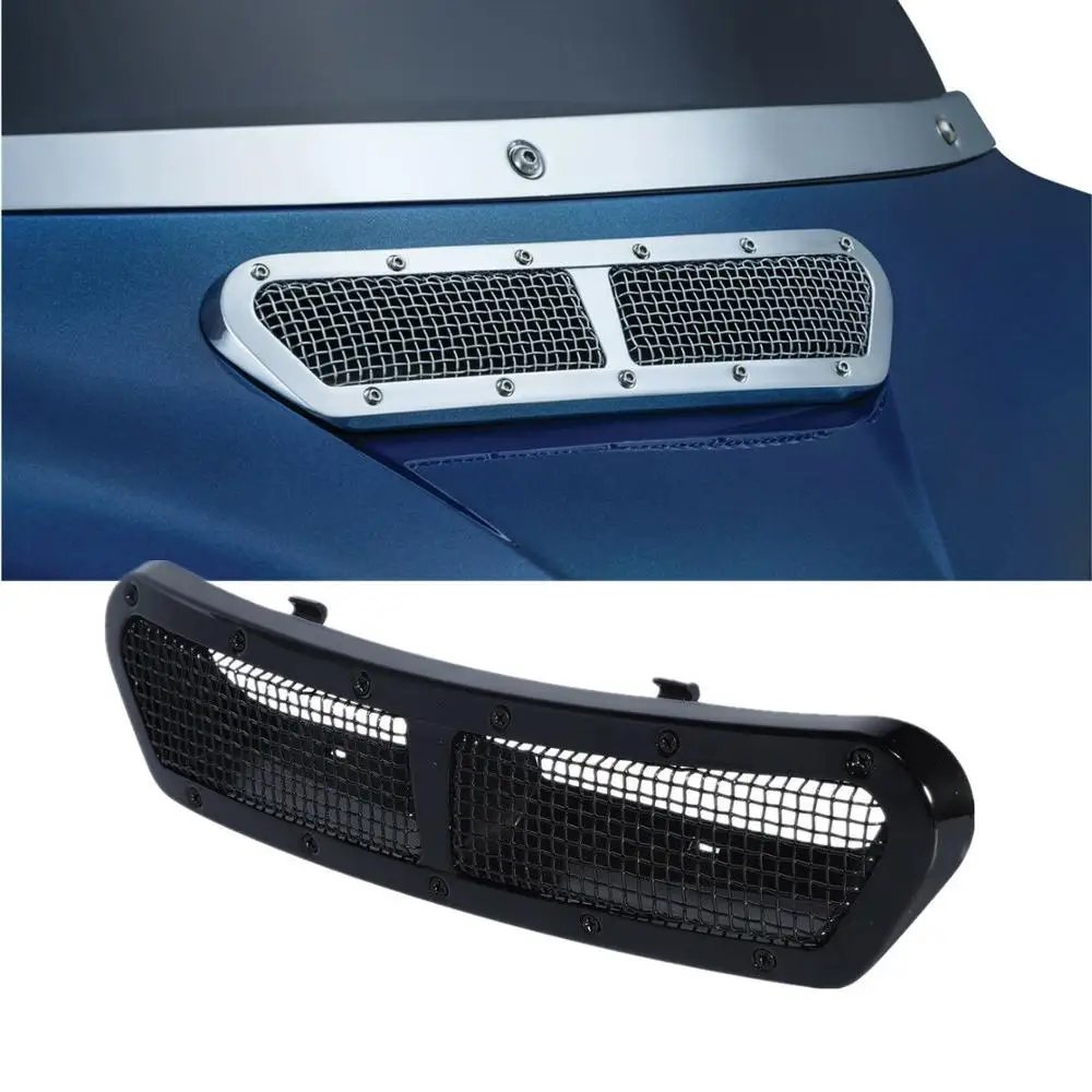 Мотоцикл летучая мышь обтекатель сетки Впускное отверстие акцент для Harley Touring