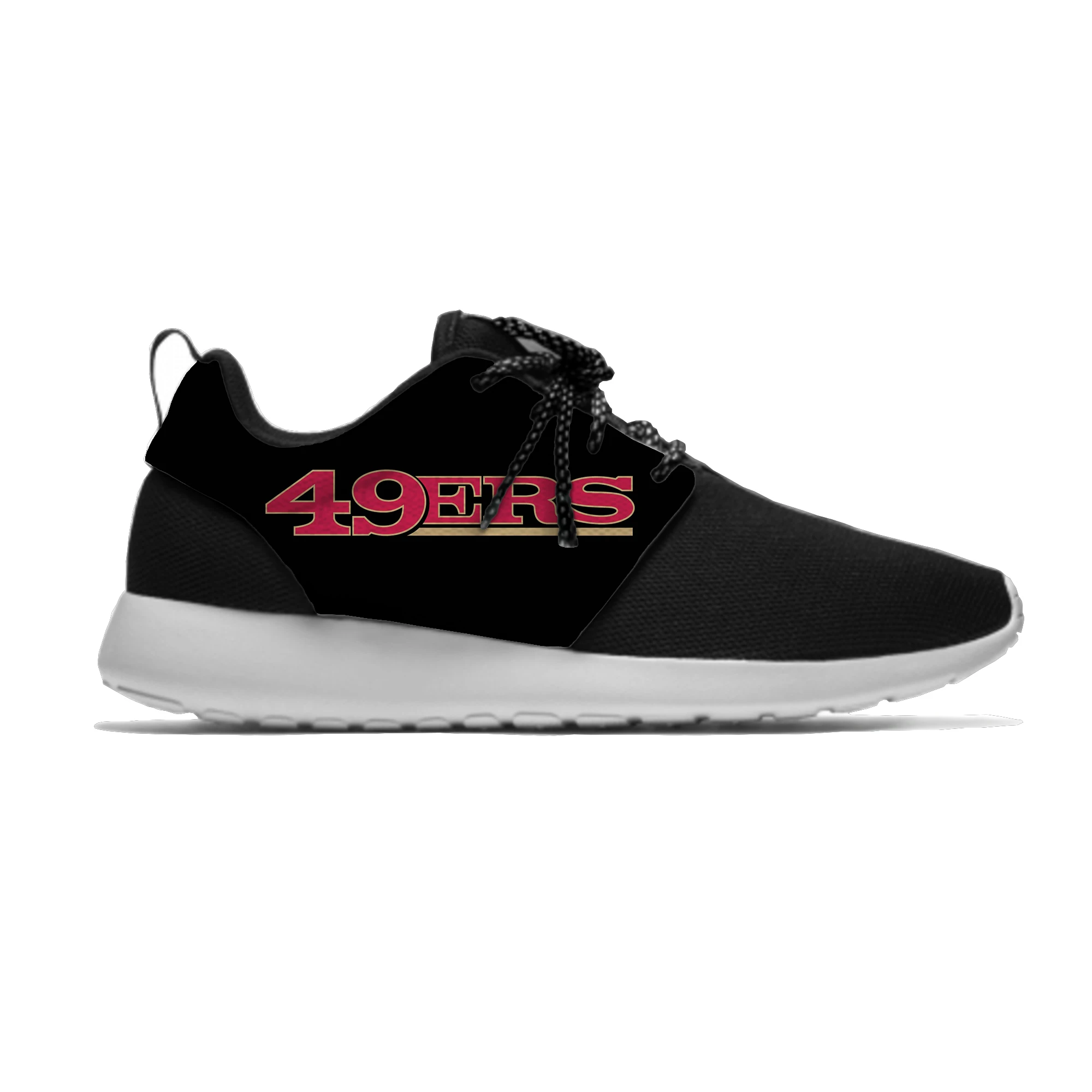 49ers Leisure Casual Sneakers San Francisco Football Fans Mens And Womens Breathable Lightweight Mesh Sport Running Shoes | Обувь