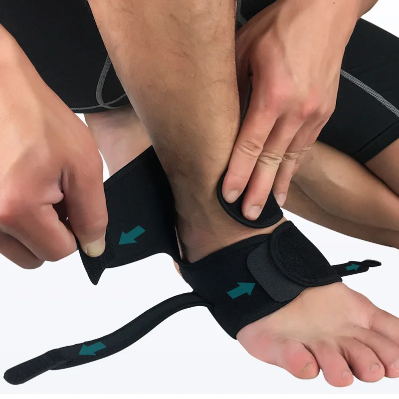1 шт. эластичная повязка для поддержки лодыжки Защитная на ногу защита от дождя
