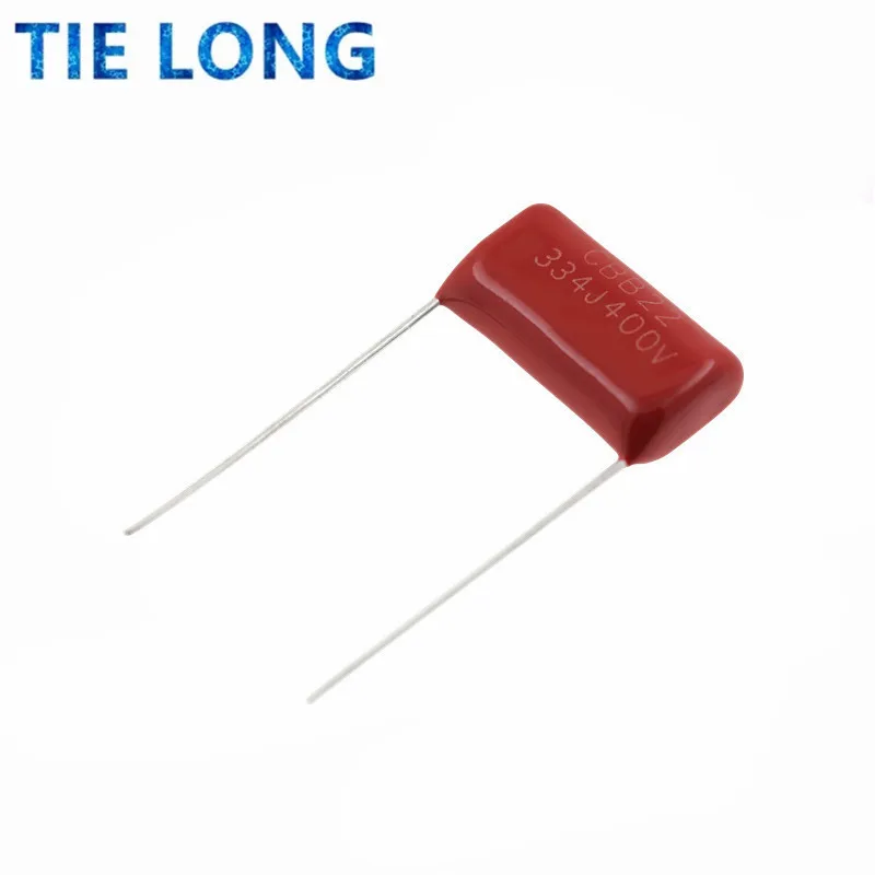 10 шт. 400V334J 0 33 мкФ шаг мм 400V 330NF 334 CBB полипропиленовый пленочный конденсатор |