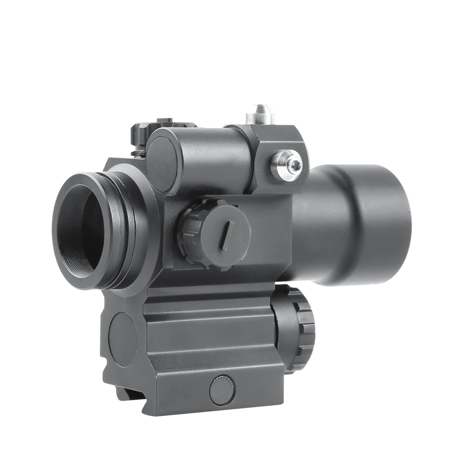 

HD-45 Hunting Airsoft M4 Air Rifle Micro Holographic Red Dot Collimator Riflescope Spotting Scope Sight/20mm Scope Mount Lens