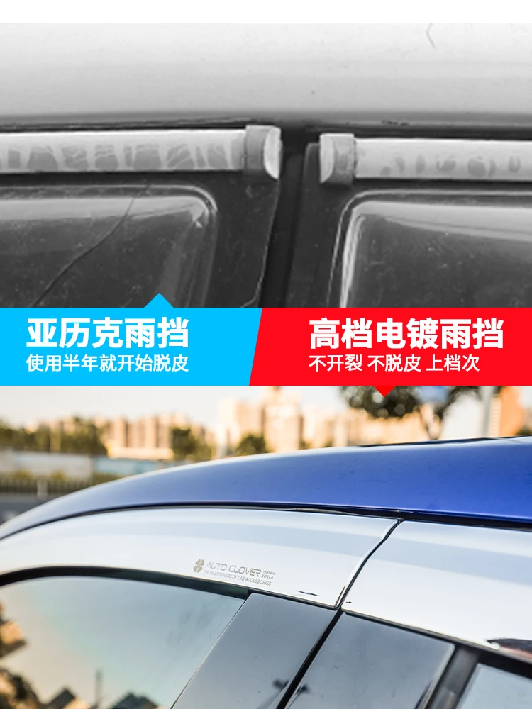 

Подходит для защиты от дождя от вспышки в Honda ACCORD 10 generation2018-2020 внешний декор для замены окон.