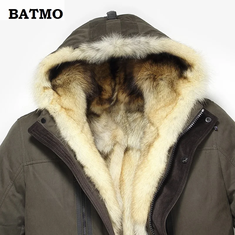 BATMO 2019 Новое поступление зимние высококачественные мужские парки из 100%