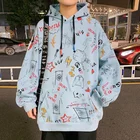 Новинка 2022, толстовка с капюшоном в стиле аниме для мужчин и женщин, мужская толстовка с принтом, Мужская Желтая Толстовка большого размера с капюшоном