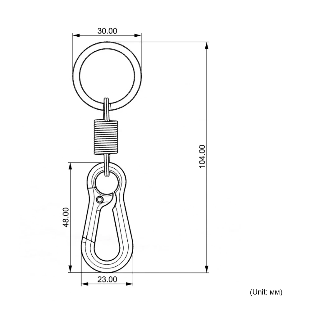 

1PC Creative Car Auto Keychain Titanium Metal Key Chain Wonderful Car Keychain Keyring
