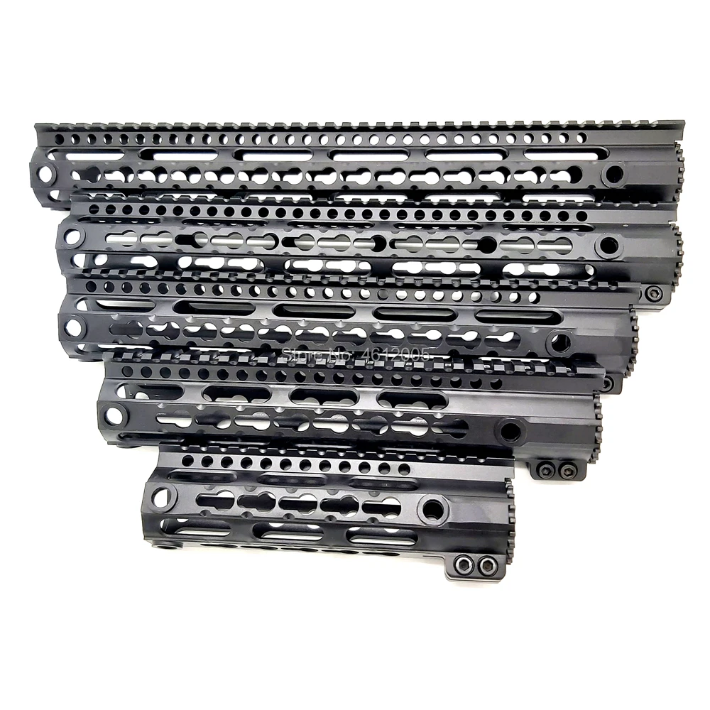 

ar15 Handguard keymod handguard Picatinny Rail Light Weight free Float Quad Rail for M4 M16 AR15 7 10 12 13.5 15 inch