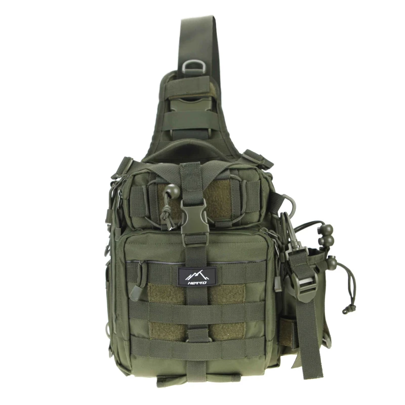 green Hetto tactacl Сумка водонепроницаемая Спортивная Сумка На Открытом Воздухе походный рюкзак для кемпинга многофункциональная сумка на одно плечо дорожная нагрудная сумка - Цвет: green