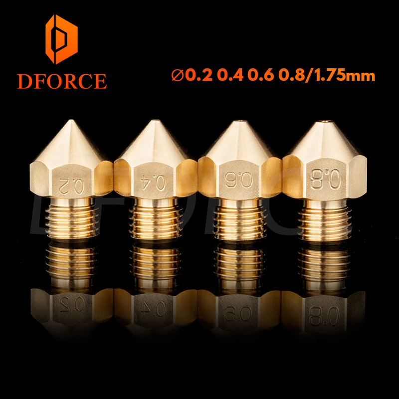 DFORCE CR 10S pro Латунное сопло для 3D принтеров hotend 1 75 мм нить J head cr10S PRO тепловой блок