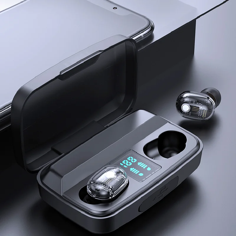 

TWS Bluetooth 5.0 Earphones Wireless Headphone HiFi 9D Stereo Sports Waterproof Earbuds Headsets For iPhone 12 Huawei Android