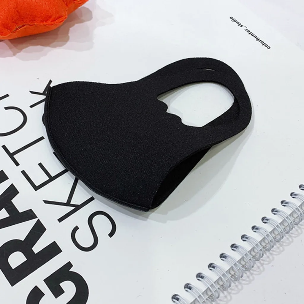 Детская уличная хлопковая однотонная утолщенная многоразовая моющаяся