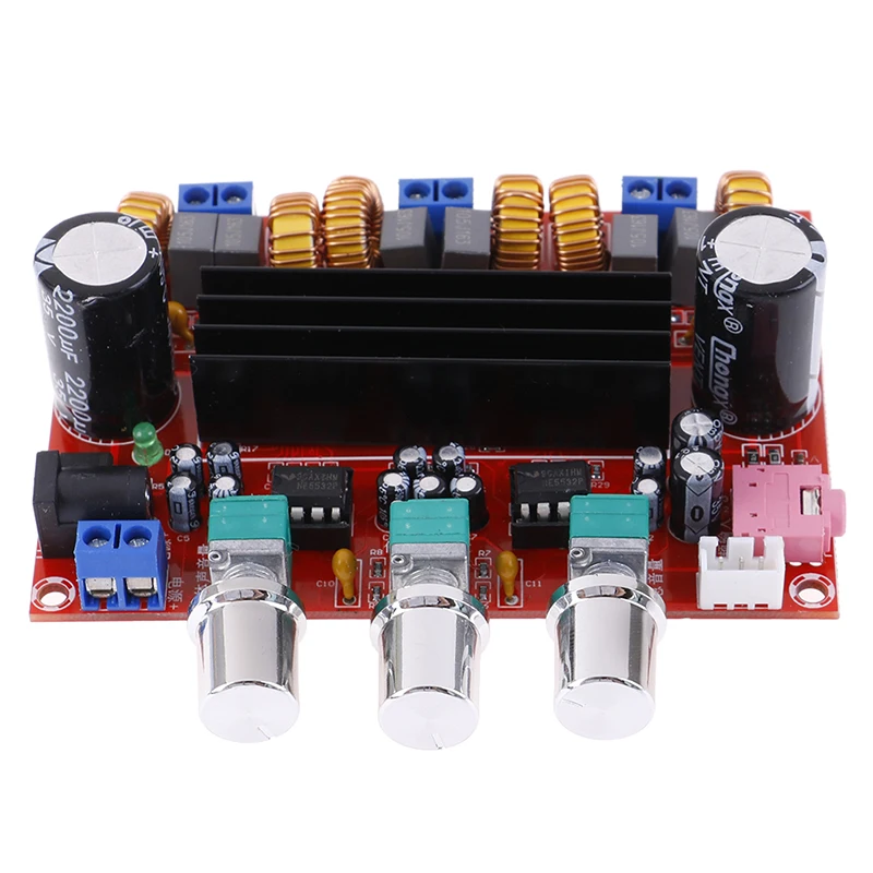 

1 шт. Новый TPA3116D2 50Wx2 + 100 Вт 2,1 канальный цифровой сабвуфер усилитель мощности плата Запчасти Аксессуары