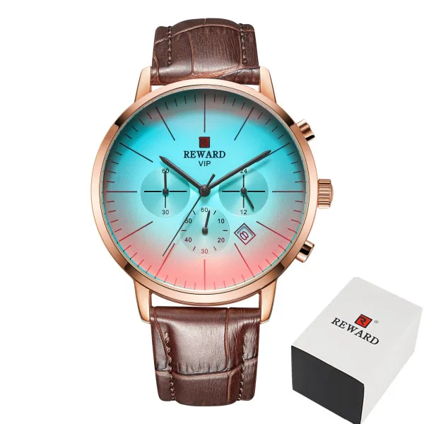 brown 2 add box Новые часы с черным сетчатым ремешком, модные спортивные часы мужские часы, лучший бренд, Роскошные водонепроницаемые часы с хронографом, Relogio Masculino - Цвет: brown 2 add box
