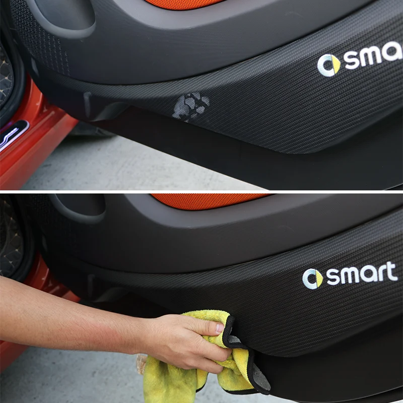 Защитная Наклейка для салона автомобиля кожаная декоративная накладка