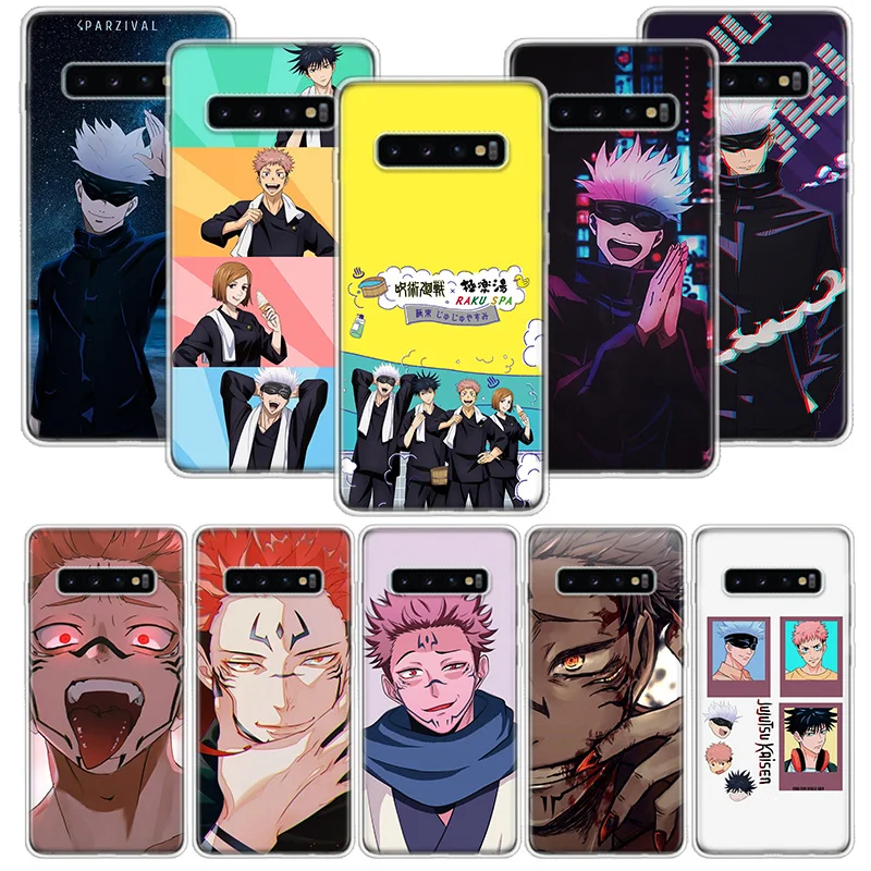 

Anime Jujutsu Kaisen Ryomen Phone Case Capa For Samsung Galaxy S21 S20 FE S20 Ultra S8 S9 S10 S21 Plus S10E S7 Back Cover Coque