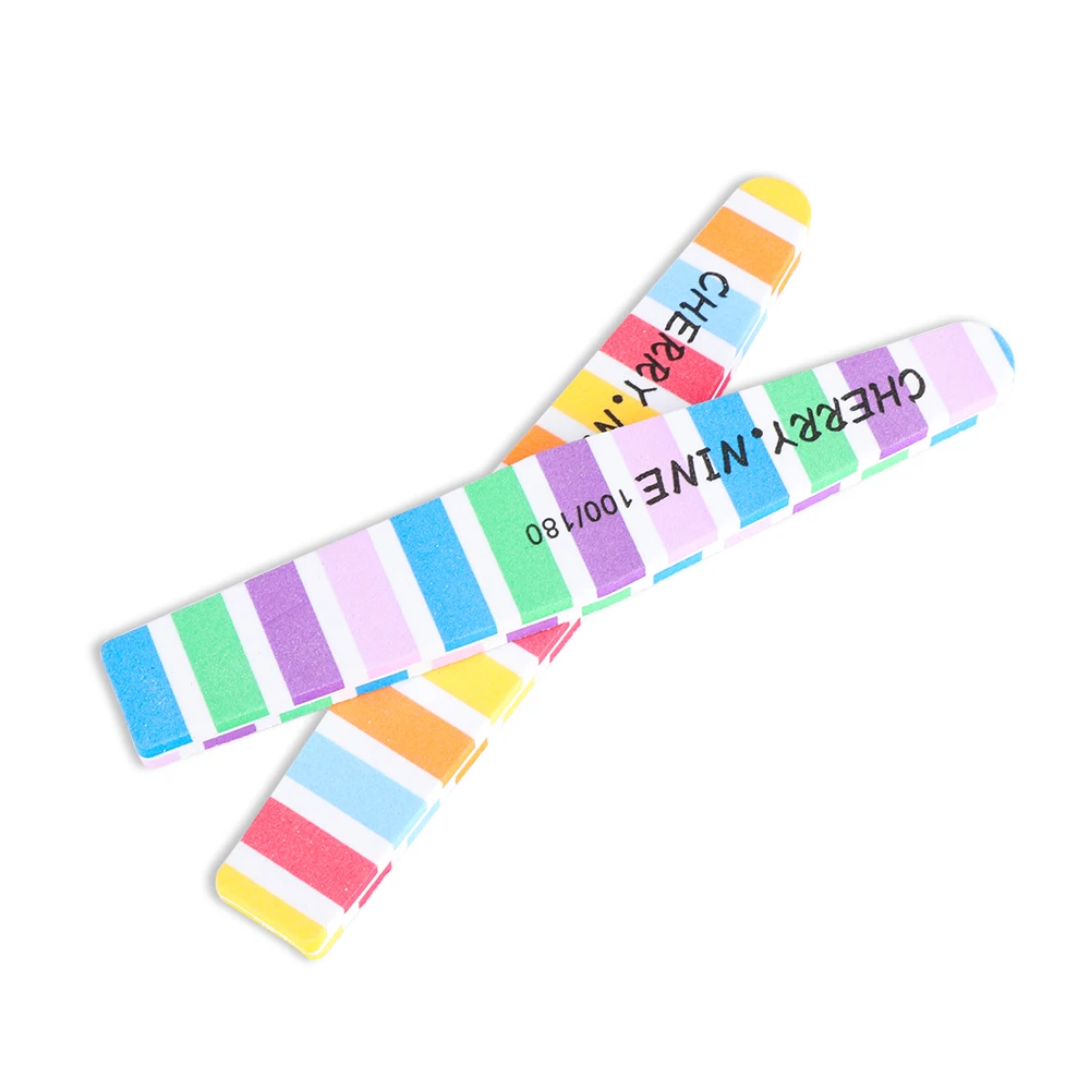 Красочные ромбовидные пилочки для ногтей Lime маникюрные алмазные формы