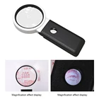 Увеличительное стекло, складное, со светодиодной подсветкой, 25 шт., для проверки банкнот, чтения, ремонта электронных ремонт и обслуживание часов
