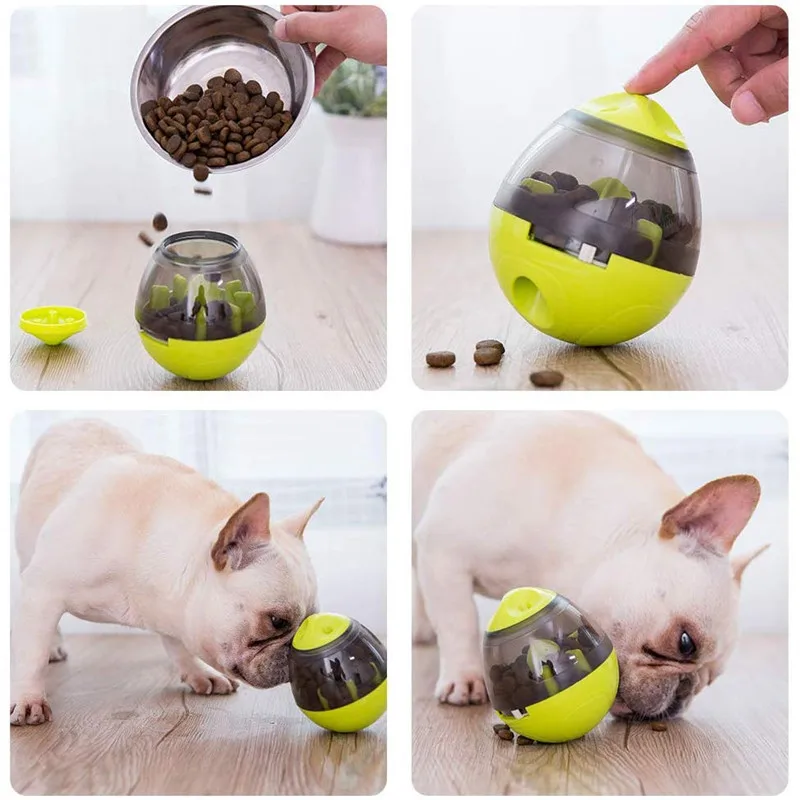 

Dog supplies large, medium and small dog training ball cat and dog toy IQ magic ball eating ball container food dispenser