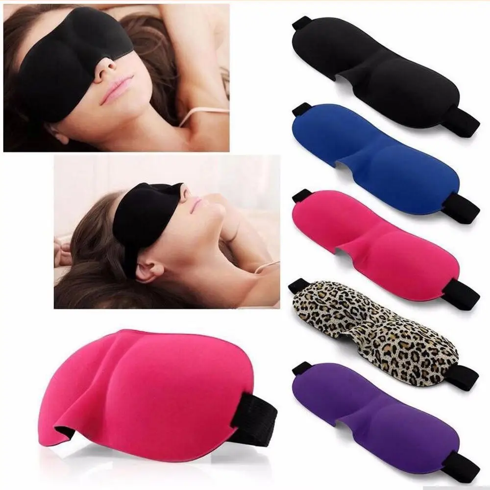 

1pc 3d Sleep Mask Natural Sleeping Eye Mask Eyeshade Cover Shade Eye Patch Women Men New Soft Blindfold Travel Portable Eyepatch