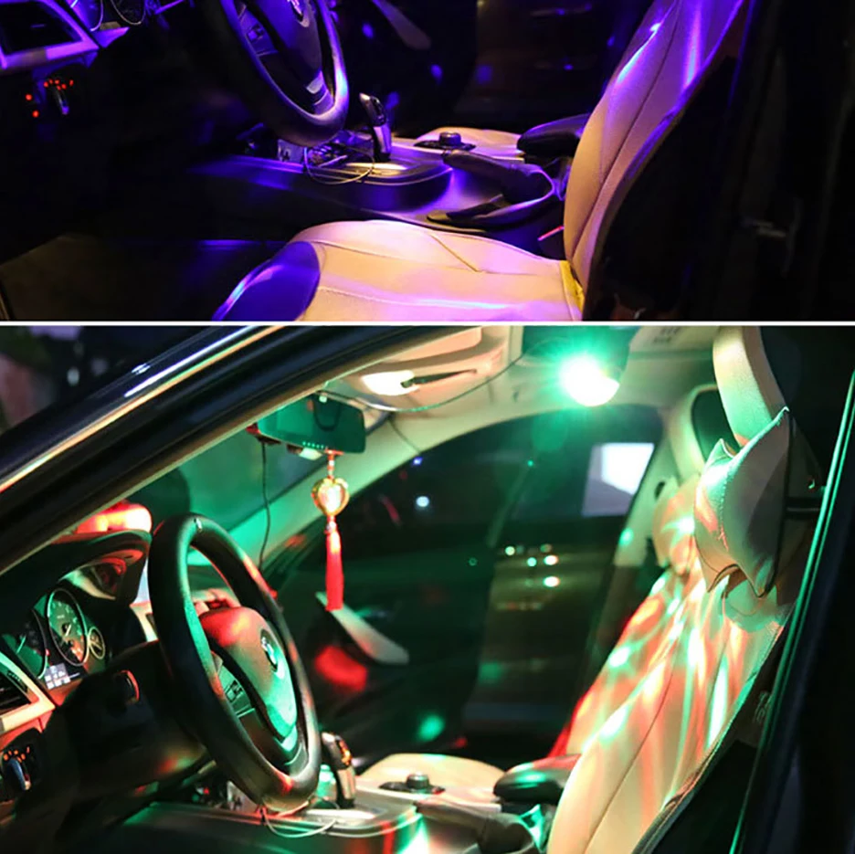 Светодиодный светильник для дискотеки музыкальный звуковой активированный