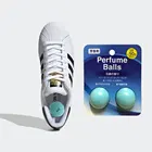 12 шариков, дезодорирующие шарики для Освежителя кроссовок, парфюмерные шарики для обуви, сумка для спортзала, ящик для запах обуви автомобиля, 6 пар