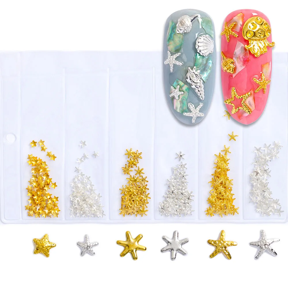 1 упаковка цвета: золотистый серебристый смешанные полой металлической оправе 3D