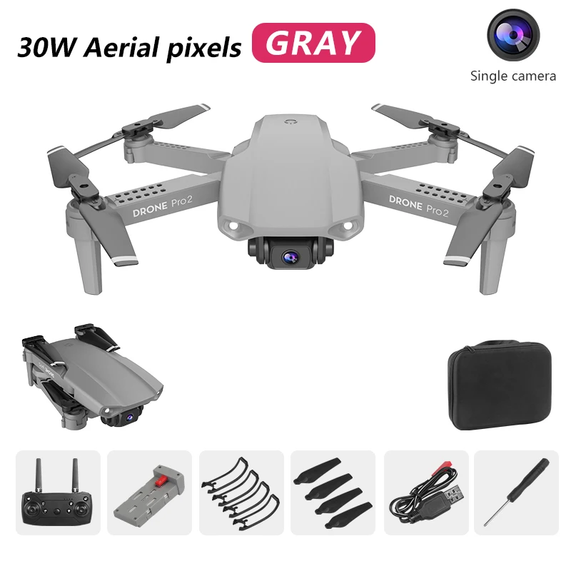 

Professional Foldable Quadcopter Mini Drone With Camera 1080P HD WIFI FPV RC Helicopter Long Flight Time 20 Minutes Battery Life