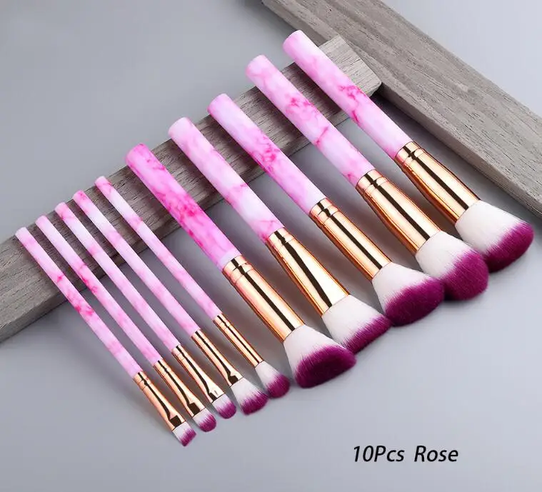 10 шт. кисть для глаз мини алмазные кисти макияжа Набор теней бровей высокое